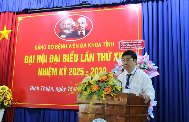Đại hội Đảng bộ Bệnh viện Đa khoa tỉnh lần thứ XVI, nhiệm kỳ 2025-2030 thành công tốt đẹp